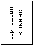 Подпись: Пр. специ -альные 